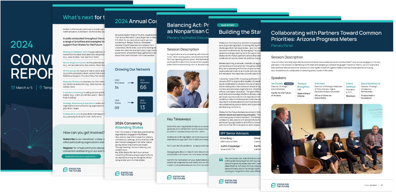 States for the Future Convening Report